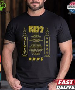 Kiss Hot In The Shade Tracklist 35Th Anniversary Shirt