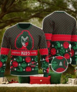 Kiss Merry Kiss Mas Classic Xmas Gifts 2023 Ugly Christmas Sweater