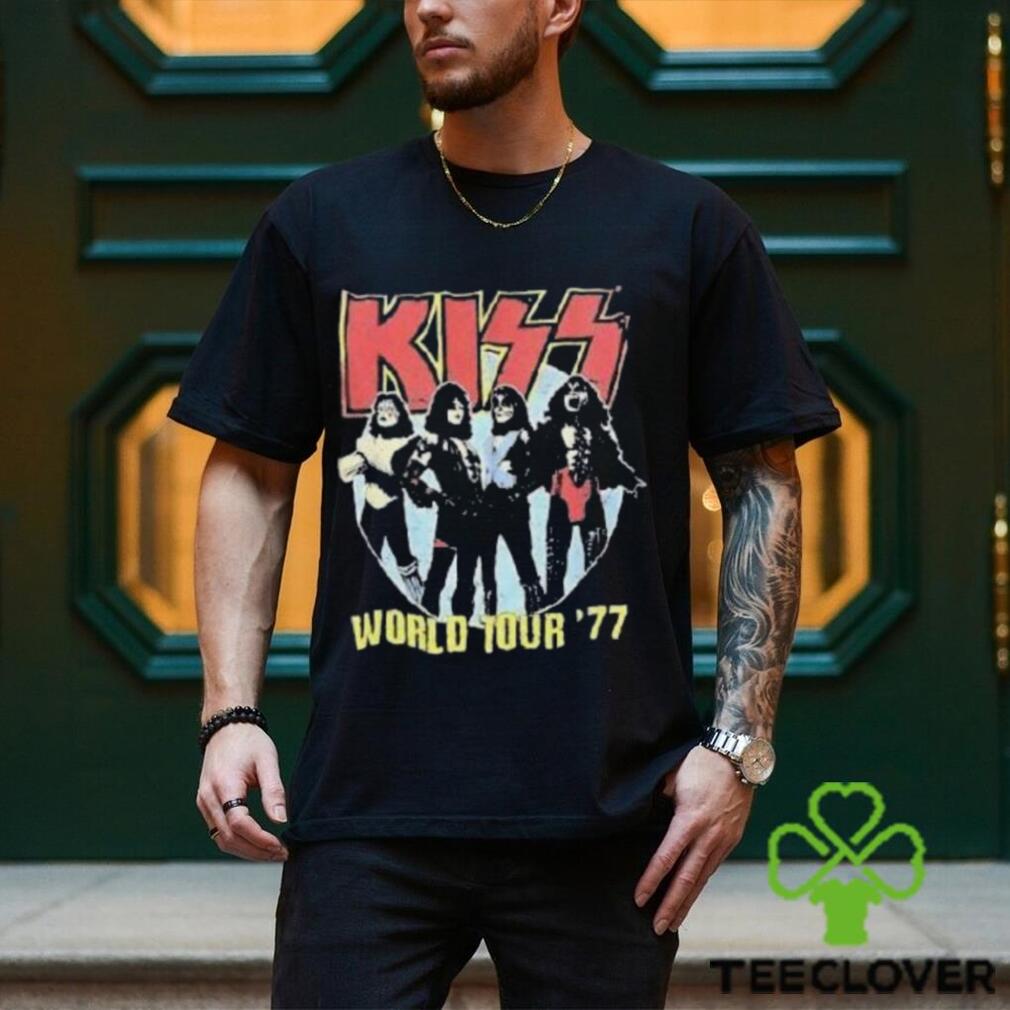 Kiss World Tour 77 Vintage Shirt Kiss World Tour 77 Vintage Shirt