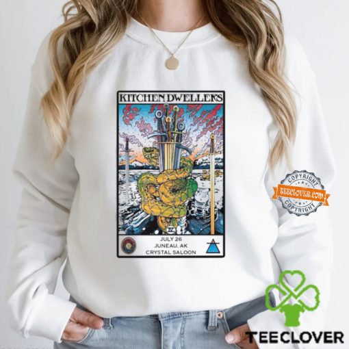 Kitchen Dweller At The Crystal Saloon Juneau AK July 26 2024 Unisex T Shirt
