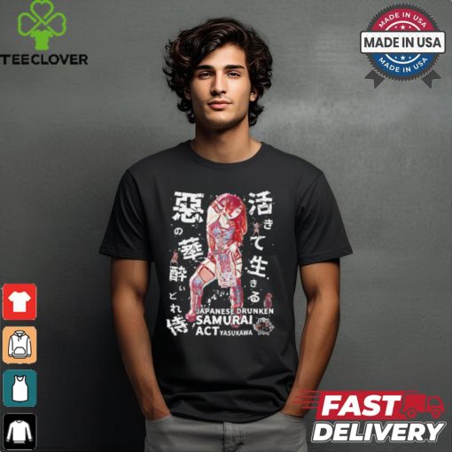 Kitsune Women’s Wrestling Act Yasukawa Drunken Samurai Shirt