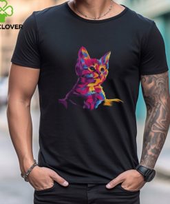 Kitten Colorful Art Gifts for Cat Lovers, Cat Dad, Cat Mom T Shirt