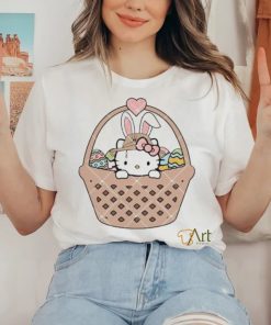 Kitty Easter Eggs Basket Easter heart shirt 3 Kitty Easter Eggs Basket Easter heart shirt