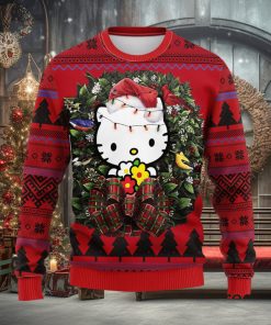 Kitty Noel Mc Thanksgiving Women Mens Ugly Christmas Sweater