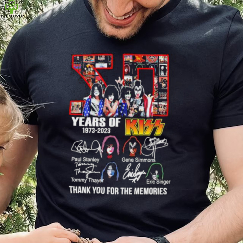 Kizz 50 Years of 1973 2023 thank You for the memories signatures shirt
