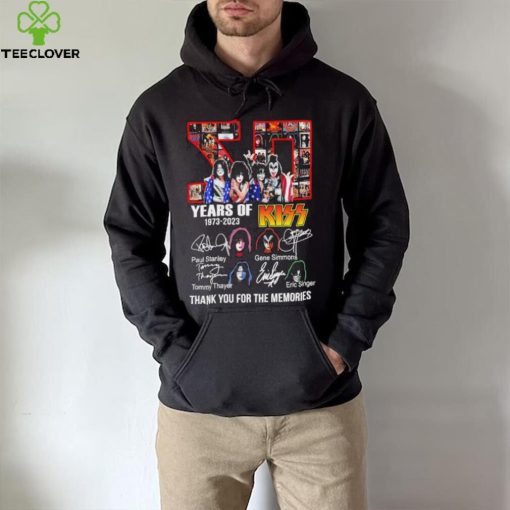 Kizz 50 Years of 1973 2023 thank You for the memories signatures hoodie, sweater, longsleeve, shirt v-neck, t-shirt