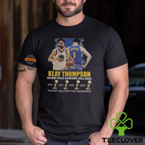 Klay Thompson Golden State Warriors 2011 2024 Thank You For The Memories T Shirt