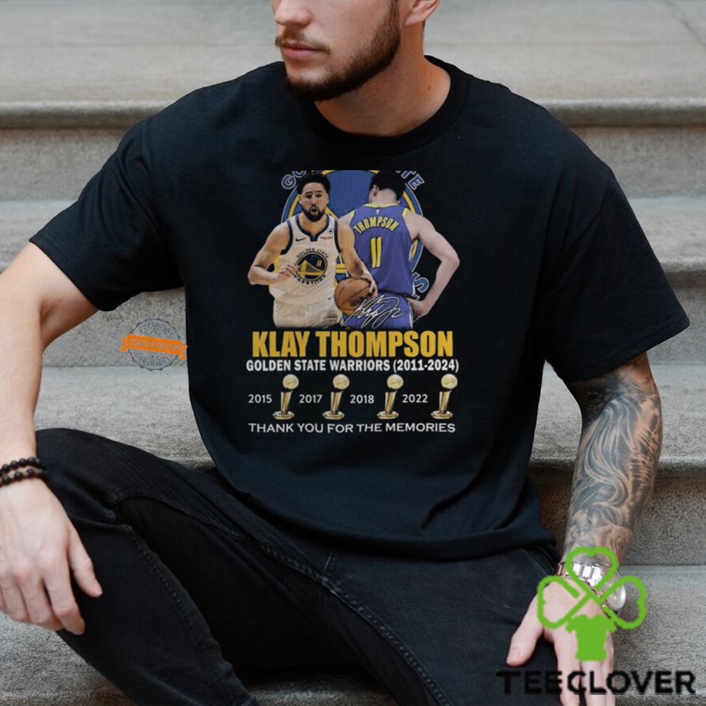 Klay Thompson Golden State Warriors 2011 2024 Thank You For The Memories T Shirt Klay Thompson Golden State Warriors 2011 2024 Thank You For The Memories T Shirt