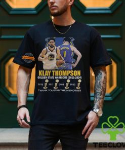 Klay Thompson Golden State Warriors 2011 2024 Thank You For The Memories T Shirt