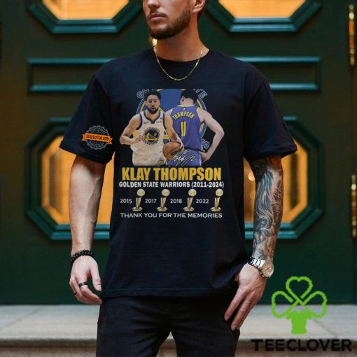 Klay Thompson Golden State Warriors 2011 2024 Thank You For The Memories T Shirt