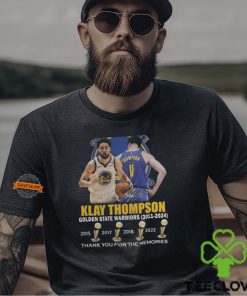 Klay Thompson Golden State Warriors 2011 2024 Thank You For The Memories T Shirt