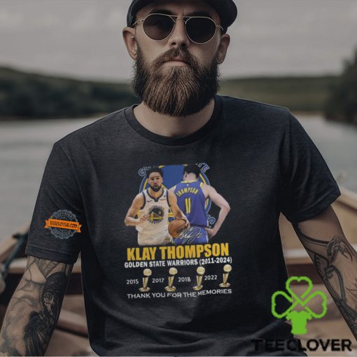 Klay Thompson Golden State Warriors 2011 2024 Thank You For The Memories T Shirt