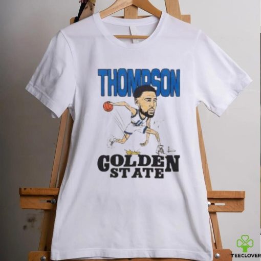 Klay Thompson player Golden State Warriors basketball signature caricature shirt