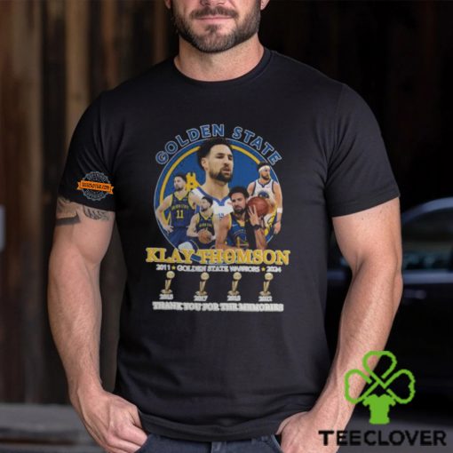 Klay Thomson Golden State Warriors 2011 2024 Thank You For The Memories T Shirt