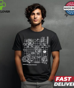 Tokyo Otaku Mode Hololive Meet 2024 Deformed Illustration t shirt