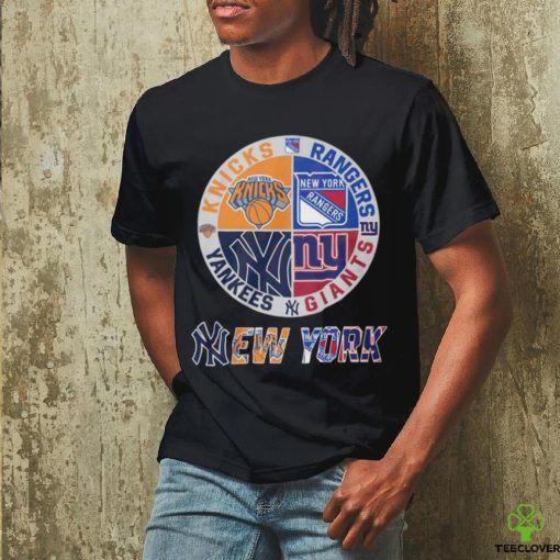 Knicks, Rangers, Yankees And Giants New York Sport Teams T Shirt