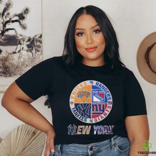 Knicks, Rangers, Yankees And Giants New York Sport Teams T Shirt