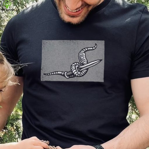 Knife Worm logo shirt