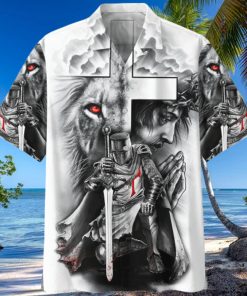 Knight Templar White High Quality Unisex Hawaiian Shirt For Men And Women Dhc17062888