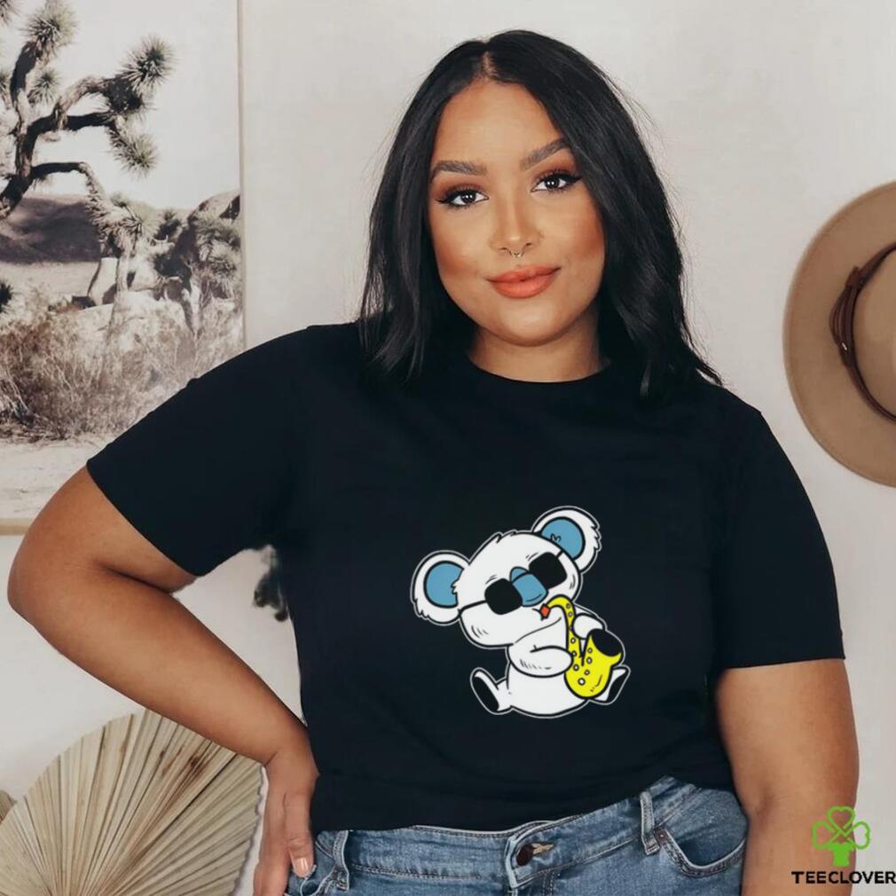 Koala Playing Saxophone Band Member Shirt Koala Playing Saxophone Band Member Shirt