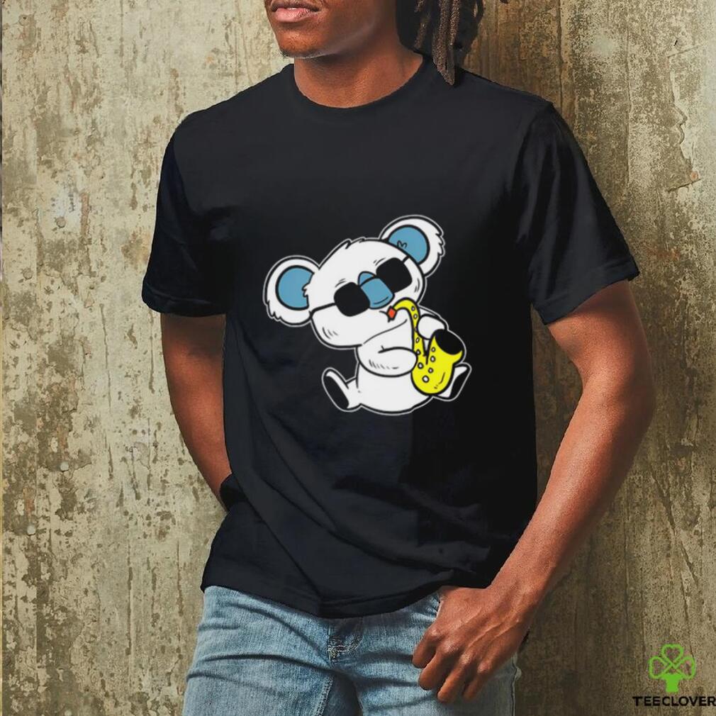 Koala Playing Saxophone Band Member Shirt Koala Playing Saxophone Band Member Shirt