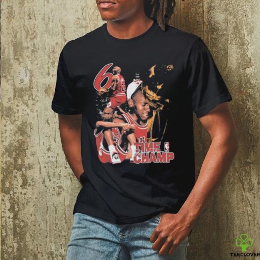 Kobe Bryant 23 Chicago Bulls 6 Time Champ Nba Signature T shirt