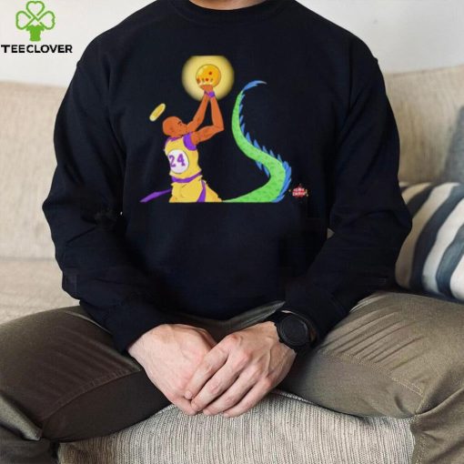 Kobe Bryant 24 Dragon Ball art shirt