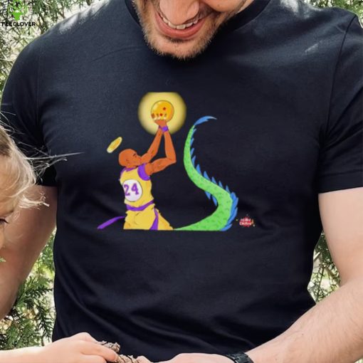 Kobe Bryant 24 Dragon Ball art shirt