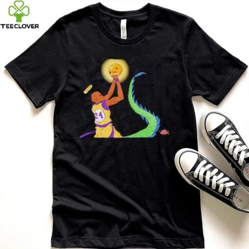 Kobe Bryant 24 Dragon Ball art shirt