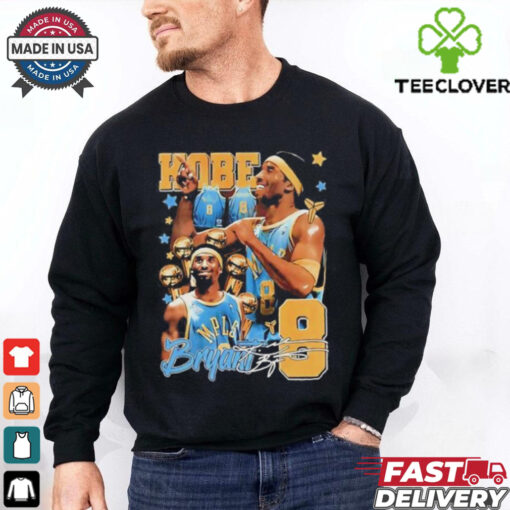 Kobe Bryant 8 signature 90s vintage shirt