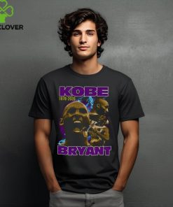 Kobe Bryant Best 24 Ever Retro Black Double Sided T Shirt