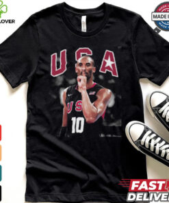 Kobe Bryant Celebration USA Basketball Signature T Shirt