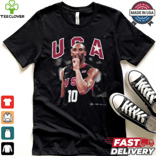 Kobe Bryant Celebration USA Basketball Signature T Shirt