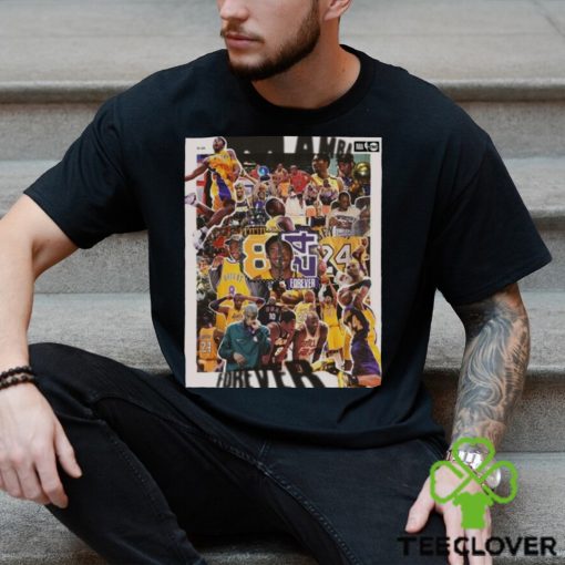 Kobe Bryant Two Legendary Numbers One legend 8.24 Forever T Shirt