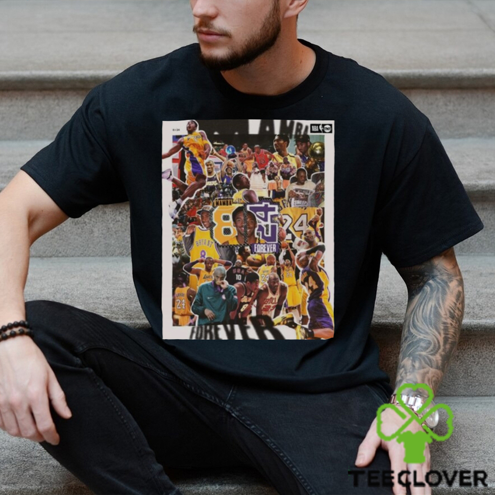 Kobe Bryant Two Legendary Numbers One legend 8.24 Forever T Shirt Kobe Bryant Two Legendary Numbers One legend 8.24 Forever T Shirt