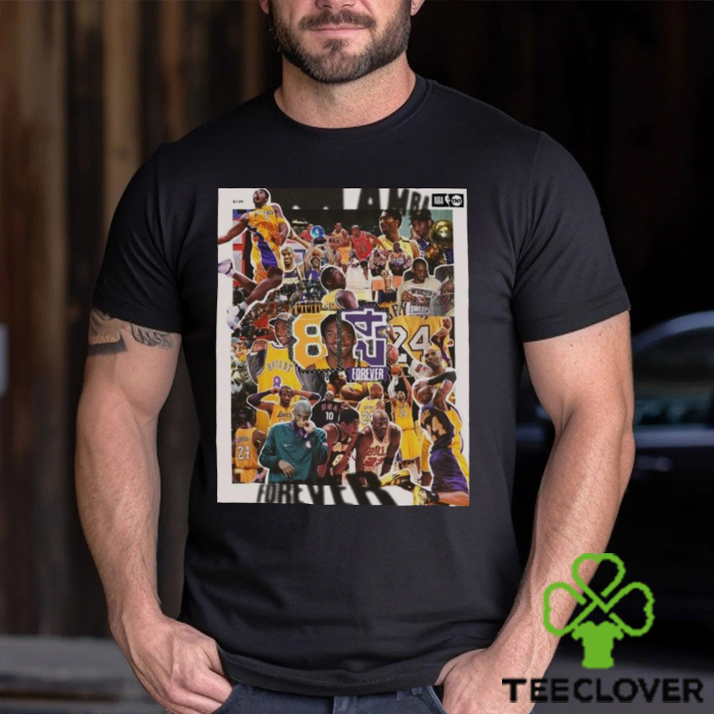 Kobe Bryant Two Legendary Numbers One legend 8.24 Forever T Shirt Kobe Bryant Two Legendary Numbers One legend 8.24 Forever T Shirt