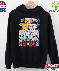 Kobe Bryant job finished 8x world champions 8 in 24 Christmas shirt