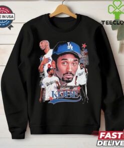 Kobe in Los Angeles Dodgers jersey graphic shirt 1 Kobe in Los Angeles Dodgers jersey graphic shirt