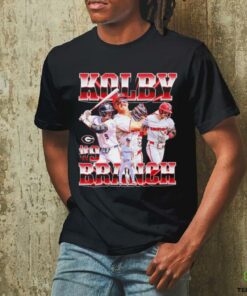 Kolby Branch Georgia Bulldogs player collage shirt