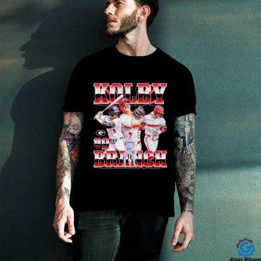 Kolby Branch Georgia Bulldogs player collage shirt