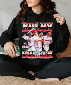 Kolby Branch Georgia Bulldogs player collage shirt