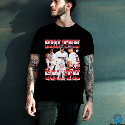 Kolten Smith Georgia Bulldogs player collage shirt
