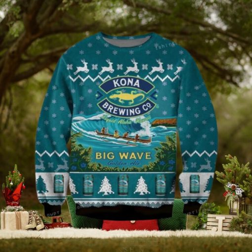 Kona Brewing Big Wave Golden Ale Ugly Sweater Party