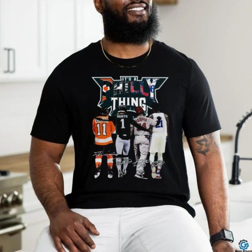 Konecny Hurts Harper and Embiid It’s A Philly Thing Signatures Shirt