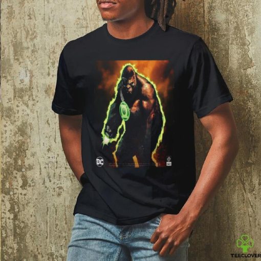 Kong As A Green Lantern On The Cover Of Justice League Vs Godzilla Vs Kong T hoodie, sweater, longsleeve, shirt v-neck, t-shirt