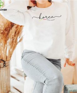 Korea handwritten calligraphic lettering hoodie, sweater, longsleeve, shirt v-neck, t-shirt