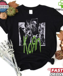 Korn Ripped Photo Panels T Shirt