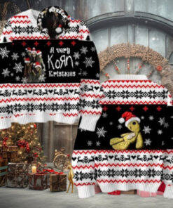 Korn Rock Band A Very Korn Kristmas Chirstmas Gifts 2024 Xmas For Family And Friends Ugly Sweater