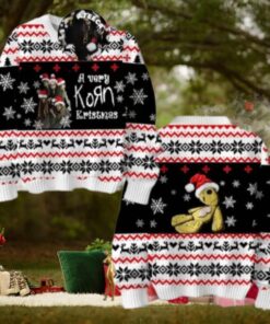 Korn Rock Band A Very Korn Kristmas Chirstmas Gifts 2024 Xmas For Family And Friends Ugly Sweater