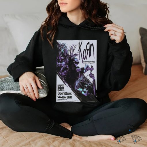 Korn aug 11 2024 london uk poster hoodie, sweater, longsleeve, shirt v-neck, t-shirt